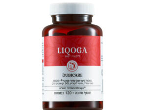 ליקוגה - ליקוריץ DGL, שום שחור פטנטי מותסס ABG10+ ועוזרר. תוסף תזונה 120 כמוסות