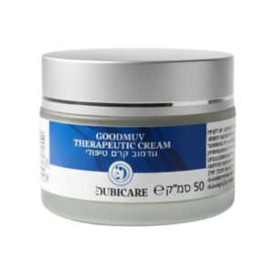 גודמוב קרם טיפולי - למריחה על הברכיים, הגב, הכתפיים, זרועות הידיים והרגליים